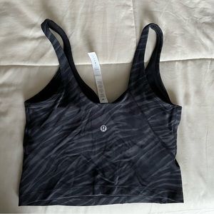 Align Tank in Black Zebra Print